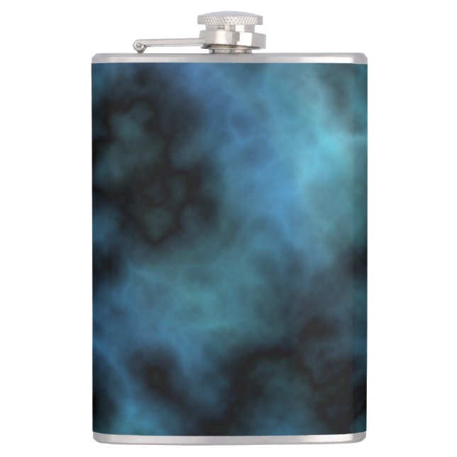 Petaca Mármol azul de imitación (Anverso)