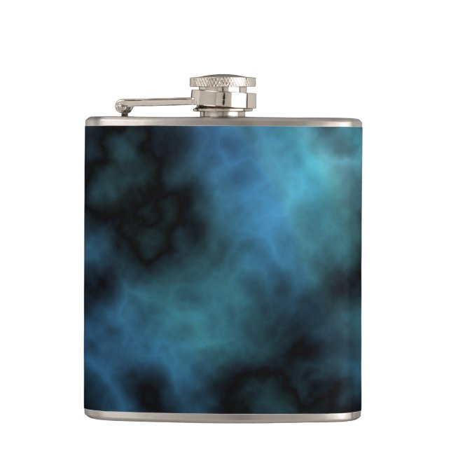 Petaca Mármol azul de imitación (Anverso)