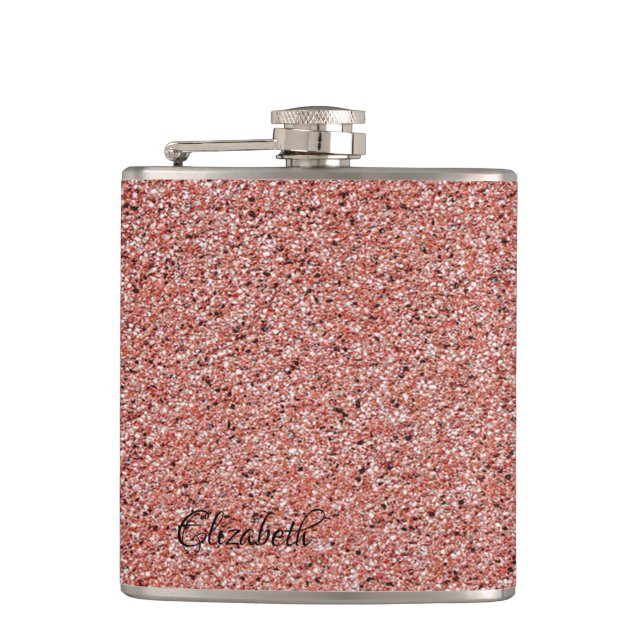 Petaca Mármol rojo de Guay, piedra - personalizado (Anverso)