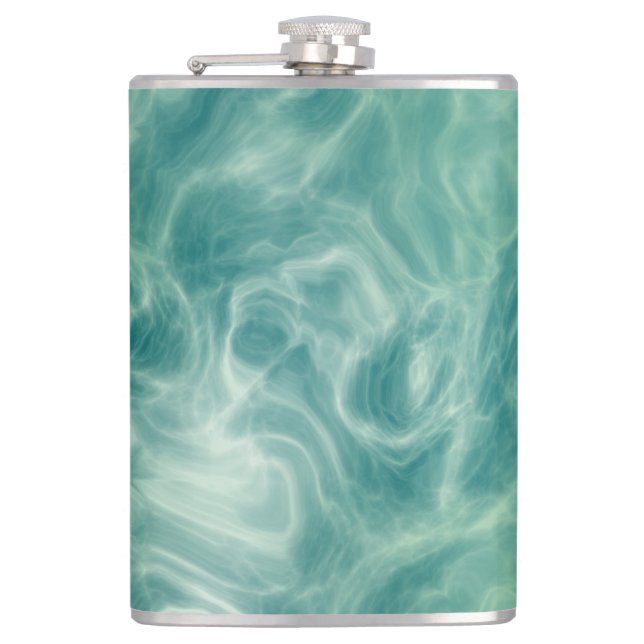 Petaca Mármol verde (Anverso)