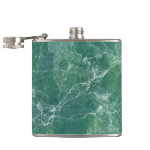 Petaca Mármol verde