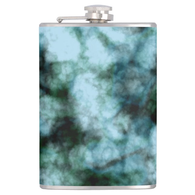 Petaca Mármol verde azul (Anverso)