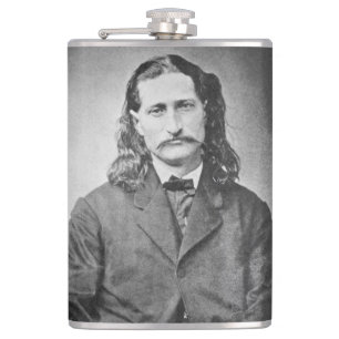 Petaca Marshal Wild Bill Hickok Antiguo Cañero Occidental