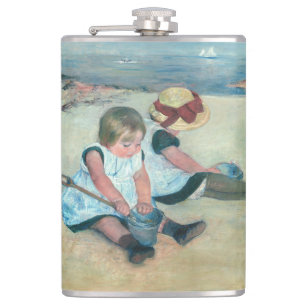 Petaca Mary Cassatt - Niños jugando en la playa
