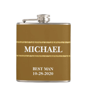 Petaca Máscara Boda de colores de caída