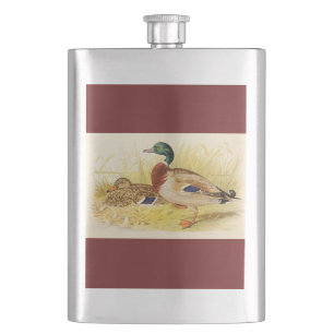 Petaca Máscara clásica del pato de Mallard