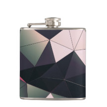 Máscara de barra de polígonos multicolor moderno