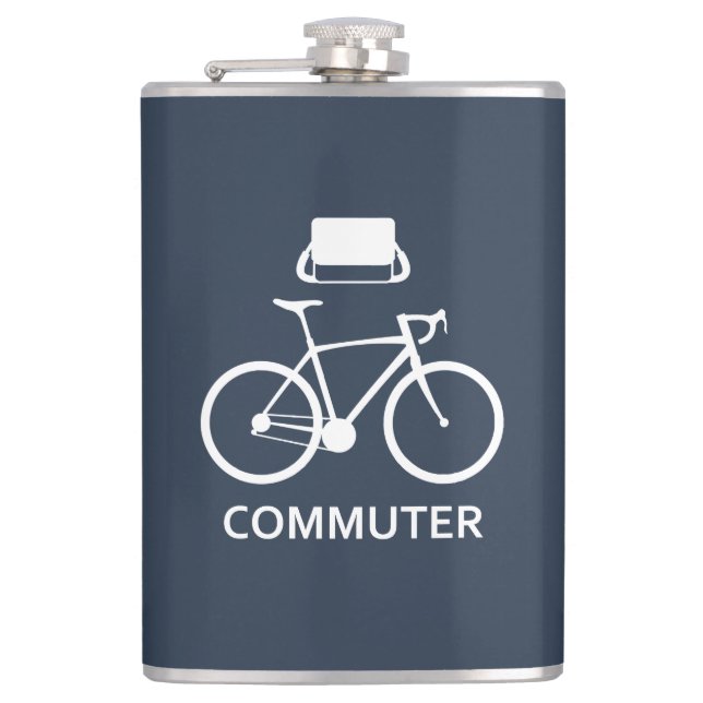 Petaca Máscara de desplazamiento en bicicleta (Anverso)