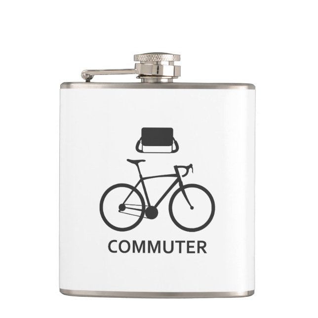 Petaca Máscara de desplazamiento en bicicleta (Anverso)