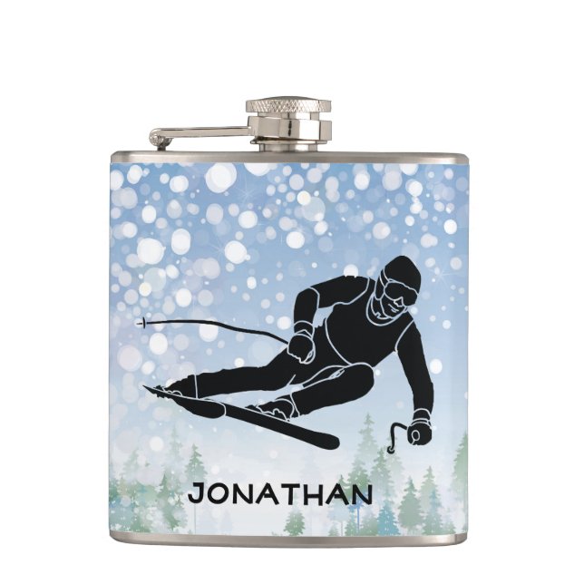 Petaca Máscara de diseño de esquí (Anverso)
