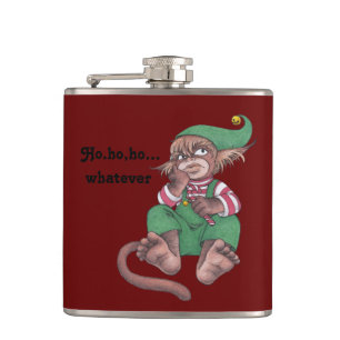 Petaca Máscara de juego de mono de navidades
