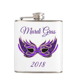Petaca Máscara de Mardi Gras 2018
