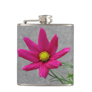 Petaca Máscara de personalizado de flor rosa