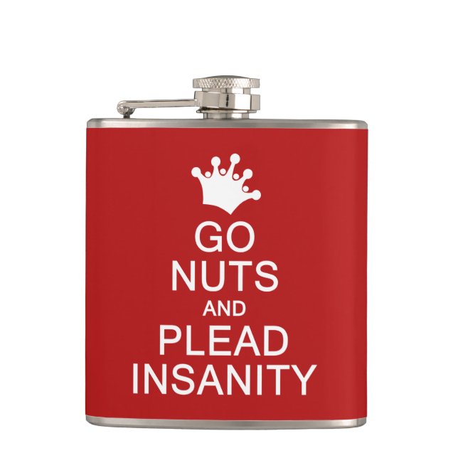 Petaca Máscara de personalizado NUTS GO (Anverso)