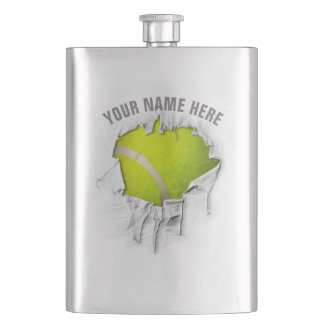 Petaca Máscara de tenis rota