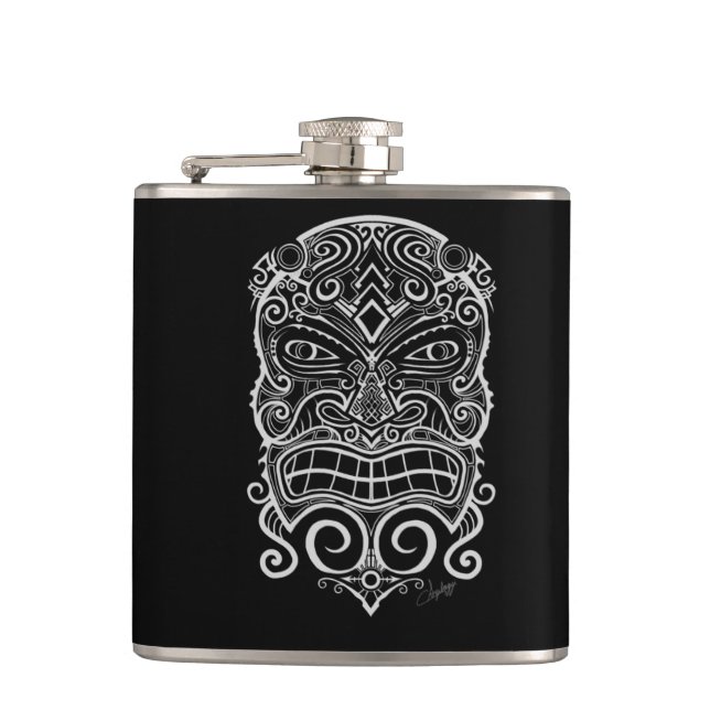 Petaca Máscara de Tiki (Anverso)