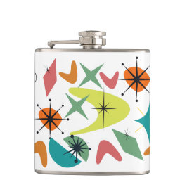 Petaca Máscara de vinílico envuelto con patrón retro de m