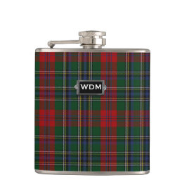 Petaca Máscara monogramada de MacLean Tartan