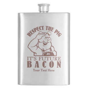 Petaca Máscara personalizado PIG to BACON