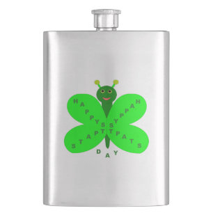 Petaca Máscaras de mariposa del Día de Saitn Patrick