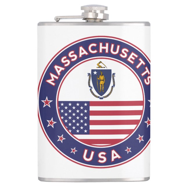 Petaca Massachusetts (Anverso)