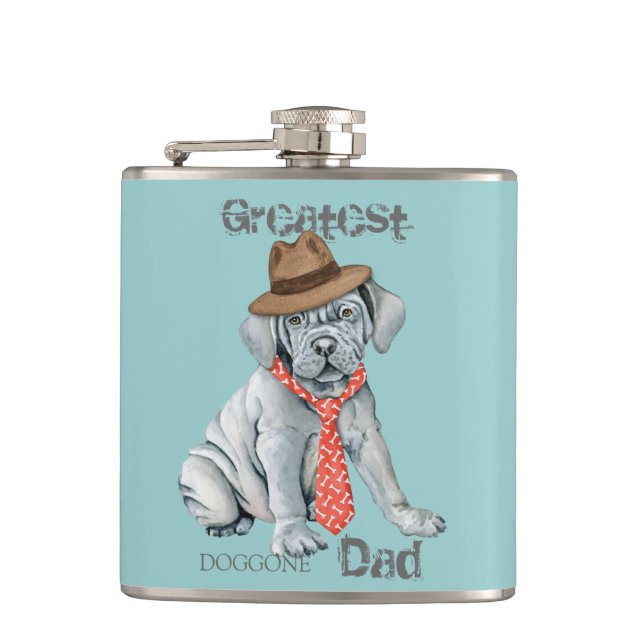 Petaca Mastino Dad Hip Flask (Anverso)