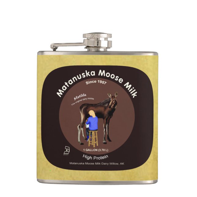 Petaca Matanuska Moose Milk (Anverso)