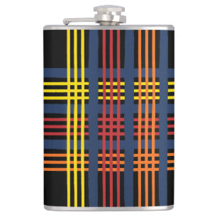 Petaca Matraz abstracto de multicolor