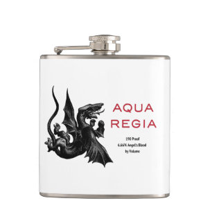 Petaca Matraz Aqua Regia - Fondo blanco