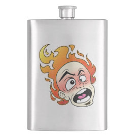 Petaca Matraz Clásico de la Cabeza de Fuego Scovillelicou