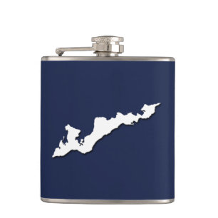Petaca Matraz con el logotipo de la isla de los pescadore