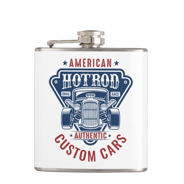 Petaca Matraz de acero inoxidable de rod caliente (Anverso)