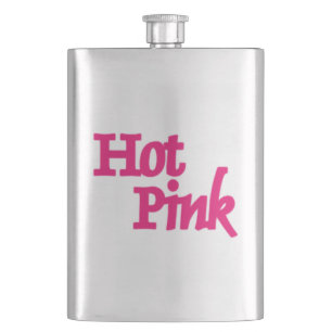 Petaca Matraz de acero inoxidable Hot Pink