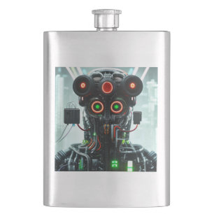 Petaca Matraz de acero inoxidable Robot 5