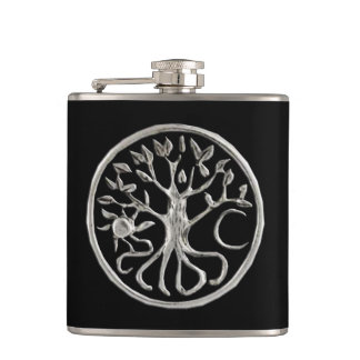 Petaca Matraz De Árbol De Vida