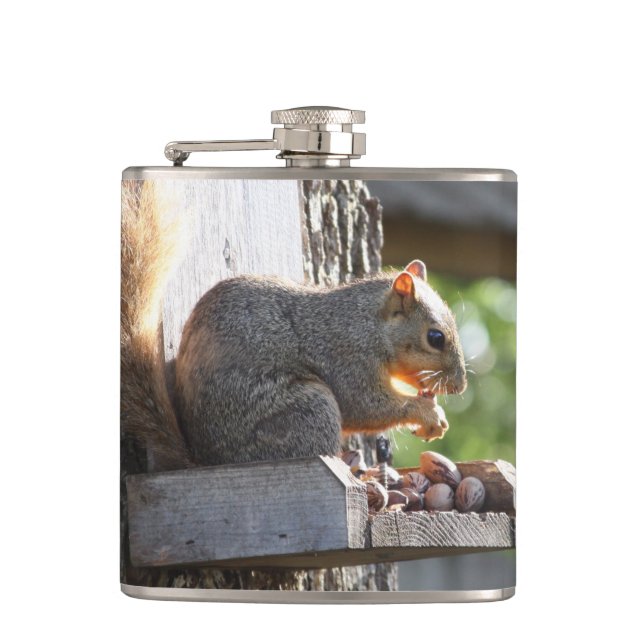 Petaca Matraz de ardilla (Anverso)