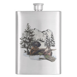 Petaca Matraz de aventura de caza de cabras de montaña