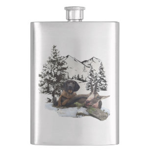 Petaca Matraz de aventura de caza de cabras de montaña