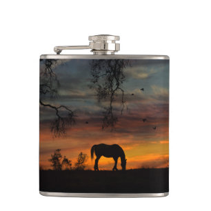 Petaca Matraz de bebida para caballos