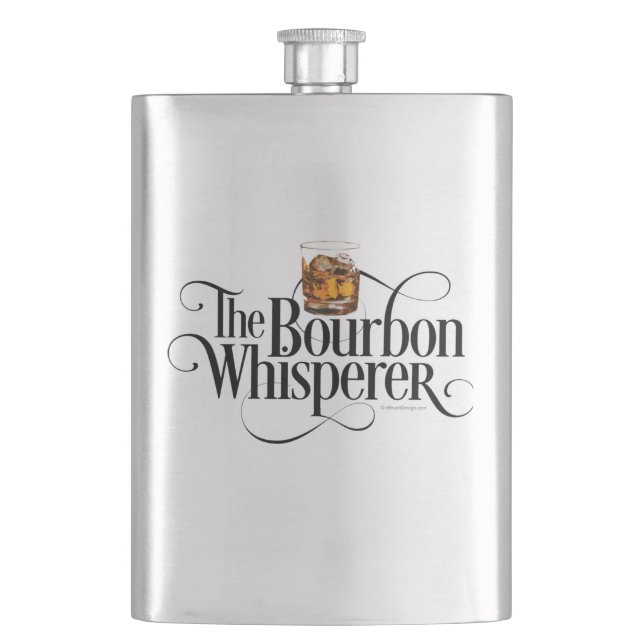 Petaca Matraz de Bourbon Whisperer (Anverso)