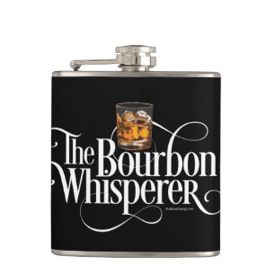 Petaca Matraz de cadera de Bourbon Whisperer