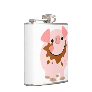 Petaca Matraz de cadera de cerdo Personalizado de chocola