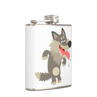 Petaca Matraz de cadera de Wolf Personalizado Cute Famili