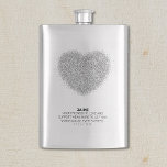 Petaca Matraz de cadera del partido BRIDAL personalizado<br><div class="desc">Gracias a su fiesta de novias con este matraz de cadera de Purpurina de personalizable Silver Faux. Personaliza a cada uno con su nombre y un mensaje de agradecimiento sincero. Esta plantilla de matrículas de cadera de fiesta de boda es completamente personalizable para satisfacer sus necesidades. Sígueme para nuevos diseños!...</div>