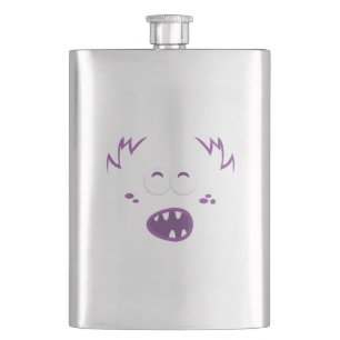 Petaca Matraz de cara morado