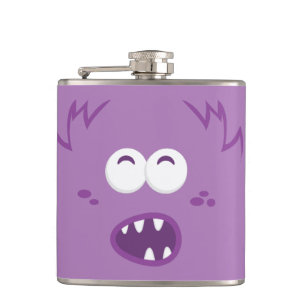 Petaca Matraz de cara morado