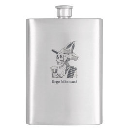 Petaca Matraz de Ergo bibamus calavera