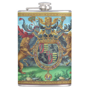 Petaca Matraz de escudo de armas