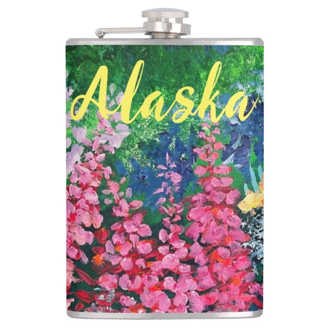 Petaca Matraz de Fuego de Alaska (Anverso)