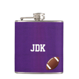 Petaca Matraz de Fútbol de Jersey Purple Sports